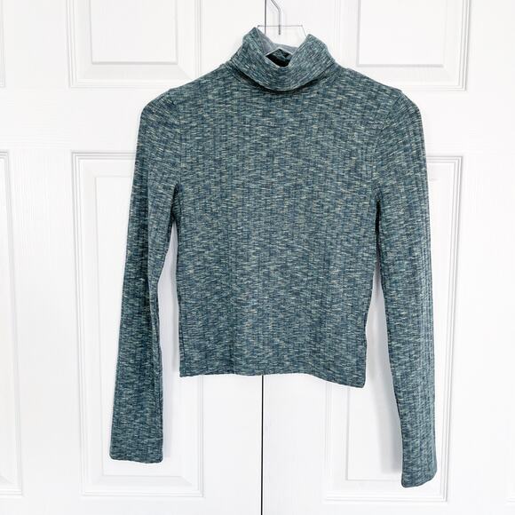 Madewell Turtleneck Long Sleeve Tee in Nighttime - Picture 1 of 6